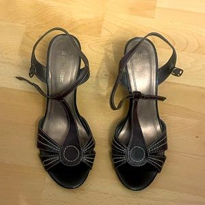 Womens naturalizer heels shoes chocolate brown 7.5m